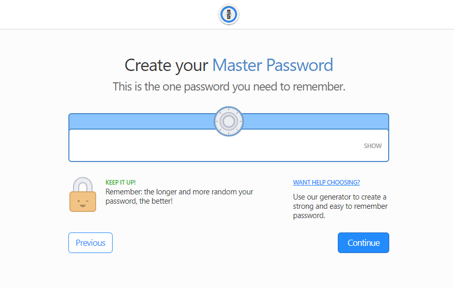 one password family plan